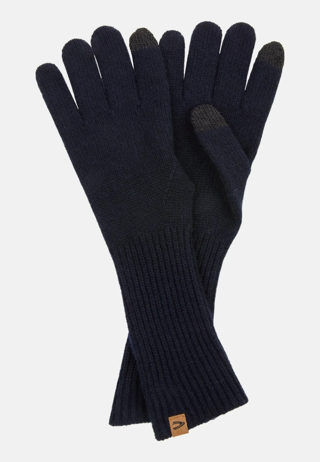 Damen Camel Active Handschuhe^Kaschmirhandschuhe mit Rippenstruktur