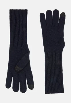 Damen Camel Active Handschuhe^Kaschmirhandschuhe mit Rippenstruktur
