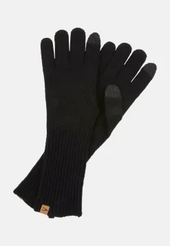 Damen Camel Active Handschuhe^Kaschmirhandschuhe mit Rippenstruktur