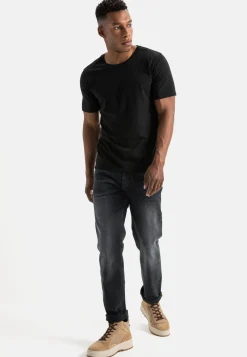 Herren Camel Active T-Shirts & Polos^Kurzarm Basic T-Shirt aus reiner Baumwolle