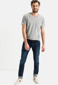 Herren Camel Active T-Shirts & Polos^Kurzarm Basic T-Shirt aus reiner Baumwolle
