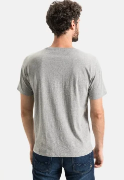 Herren Camel Active T-Shirts & Polos^Kurzarm Basic T-Shirt aus reiner Baumwolle