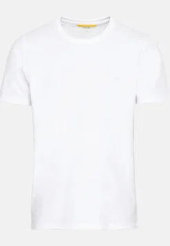 Herren Camel Active T-Shirts & Polos^Kurzarm Basic T-Shirt aus reiner Baumwolle