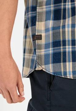 Herren Camel Active Hemden^Kurzarm Hemd aus reiner Baumwolle