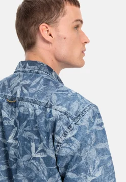 Herren Camel Active Hemden^Kurzarm Hemd mit Allover-Print