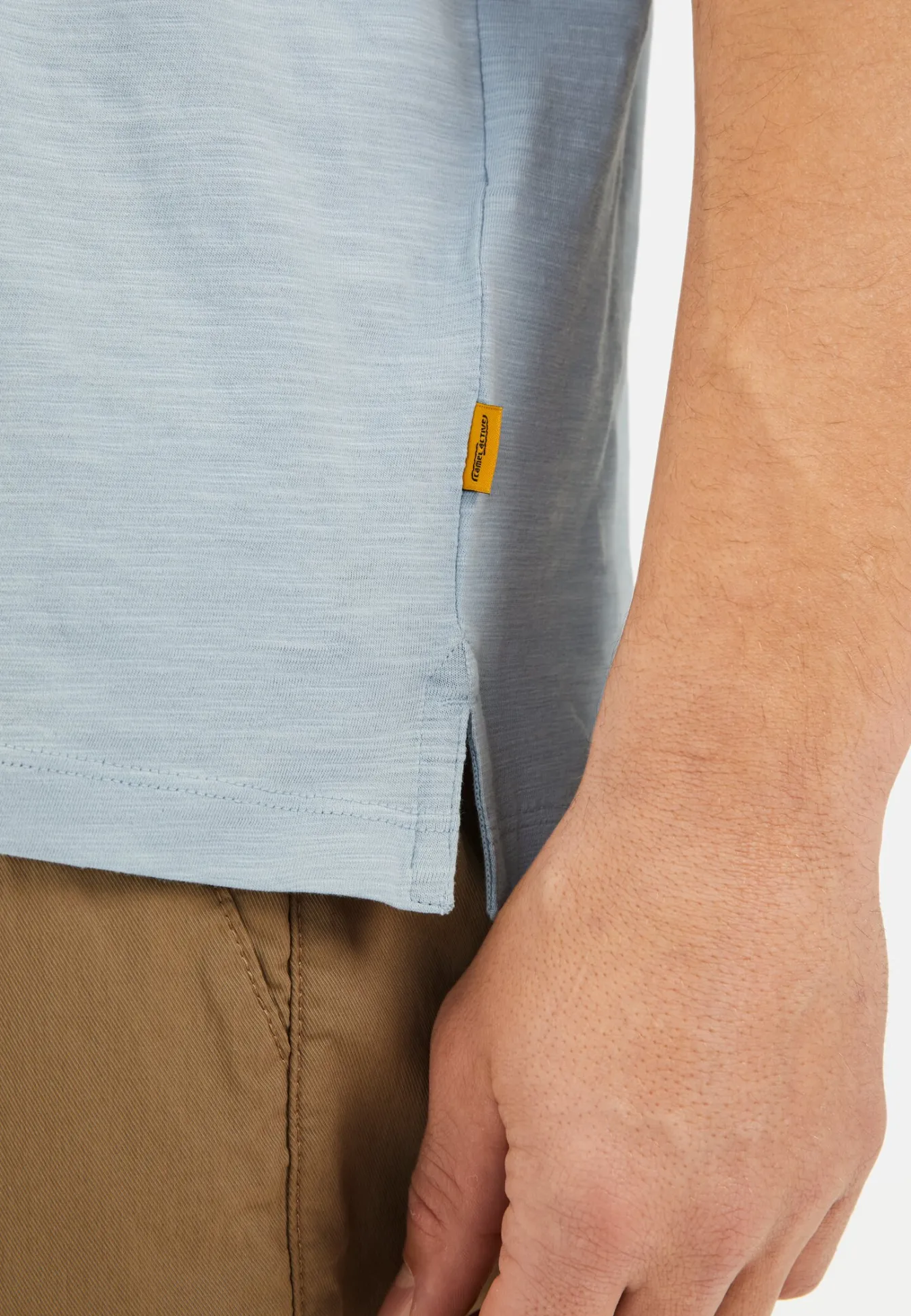 Herren Camel Active T-Shirts & Polos^Kurzarm Henley aus Organic Cotton