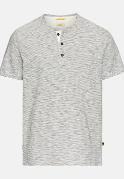 Herren Camel Active T-Shirts & Polos^Kurzarm Henley aus reiner Baumwolle