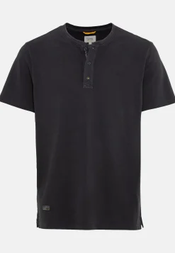 Herren Camel Active T-Shirts & Polos^Kurzarm Henley aus reiner Baumwolle