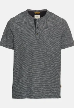 Herren Camel Active T-Shirts & Polos^Kurzarm Henley aus reiner Baumwolle
