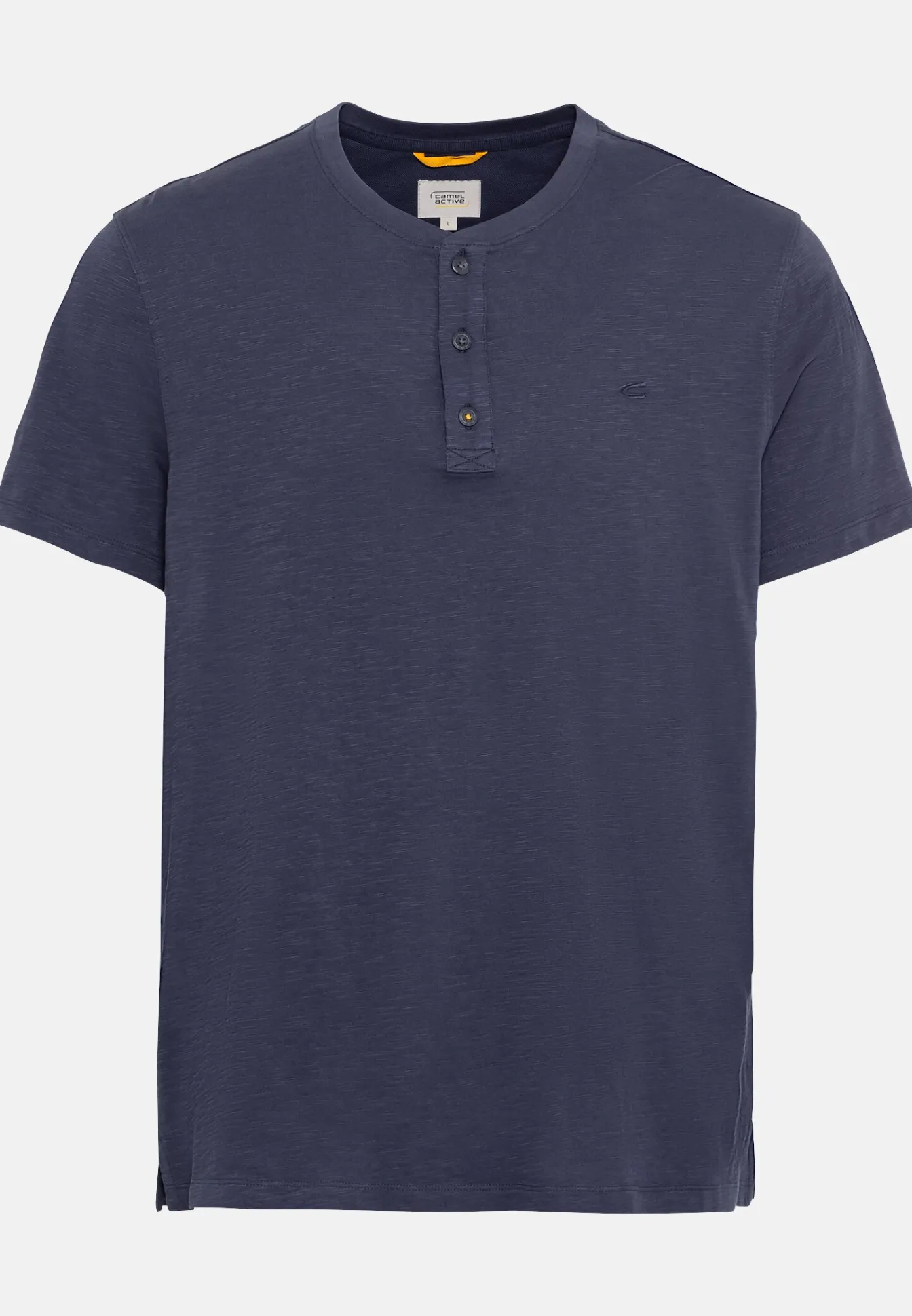 Herren Camel Active T-Shirts & Polos^Kurzarm Henleyshirt aus reiner Baumwolle