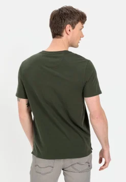 Herren Camel Active T-Shirts & Polos^Kurzarm Henleyshirt aus reiner Baumwolle