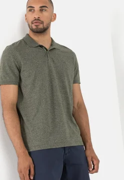 Herren Camel Active T-Shirts & Polos^Kurzarm Poloshirt aus Baumwollmix