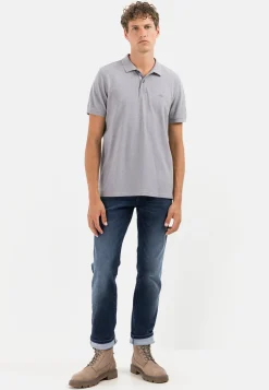 Herren Camel Active T-Shirts & Polos^Kurzarm Poloshirt aus Baumwollmix