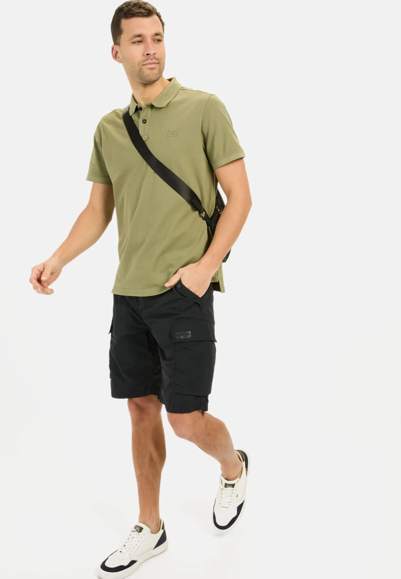 Herren Camel Active T-Shirts & Polos^Kurzarm Poloshirt aus Baumwolle