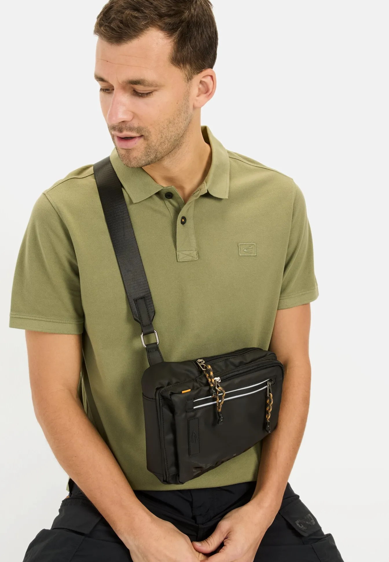 Herren Camel Active T-Shirts & Polos^Kurzarm Poloshirt aus Baumwolle