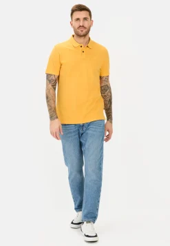 Herren Camel Active T-Shirts & Polos^Kurzarm Poloshirt aus Baumwolle