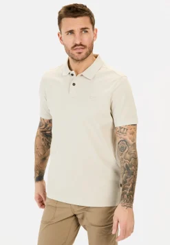 Herren Camel Active T-Shirts & Polos^Kurzarm Poloshirt aus Baumwolle