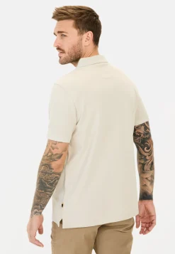 Herren Camel Active T-Shirts & Polos^Kurzarm Poloshirt aus Baumwolle