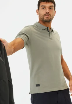 Herren Camel Active T-Shirts & Polos^Kurzarm Poloshirt aus einem Baumwollmix
