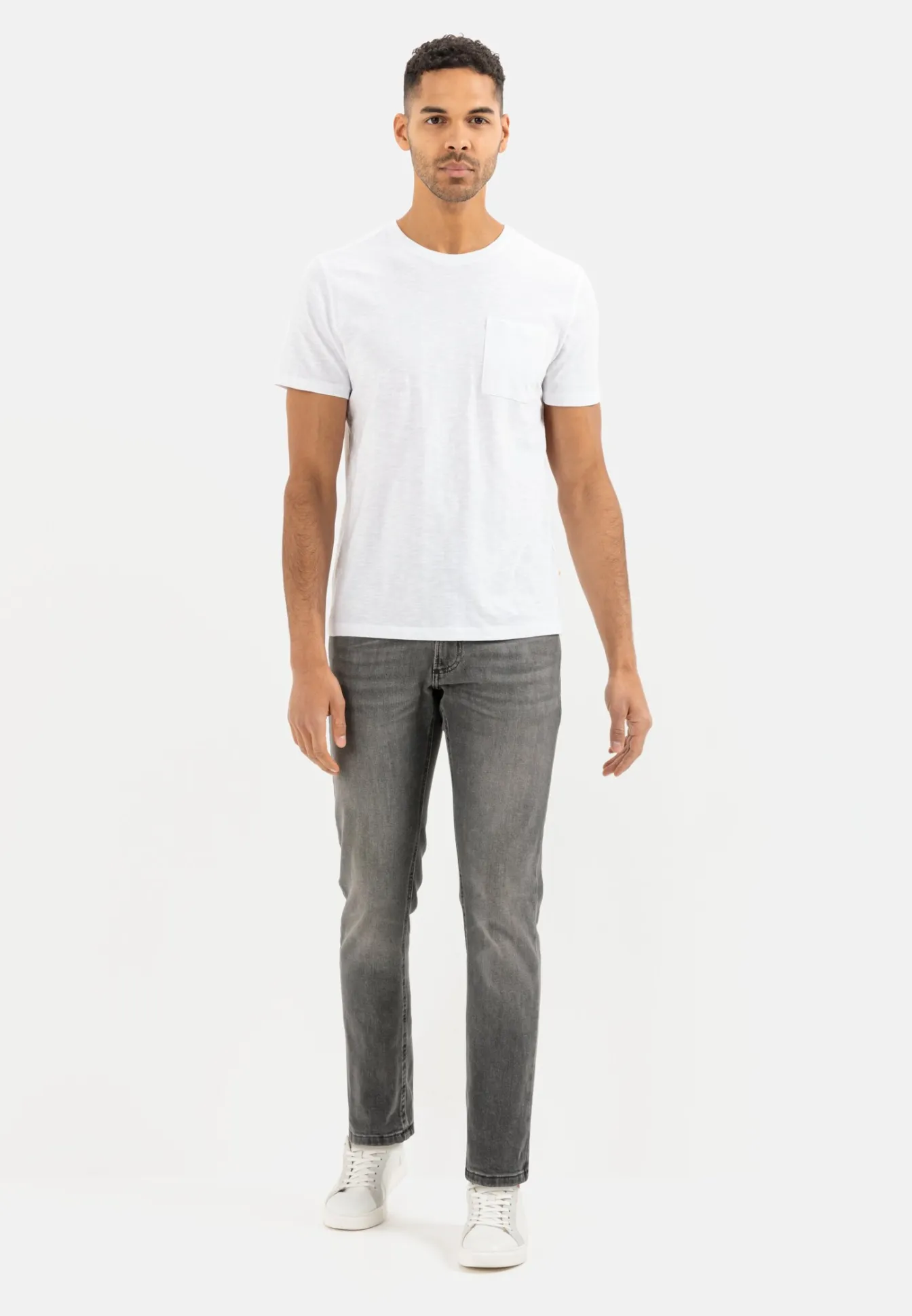 Herren Camel Active T-Shirts & Polos^Kurzarm T-Shirt aus Bio-Baumwolle