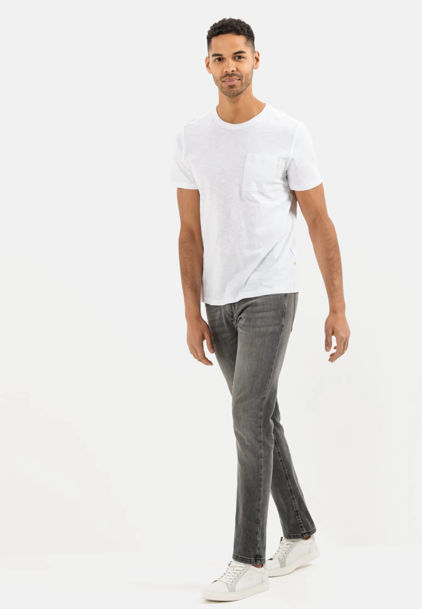 Herren Camel Active T-Shirts & Polos^Kurzarm T-Shirt aus Bio-Baumwolle