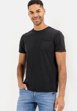 Herren Camel Active T-Shirts & Polos^Kurzarm T-Shirt aus Bio-Baumwolle