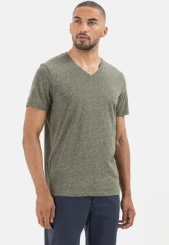 Herren Camel Active T-Shirts & Polos^Kurzarm T-Shirt aus biologischer Baumwolle