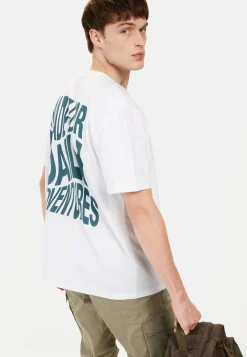 Herren Camel Active T-Shirts & Polos^Kurzarm T-Shirt mit Print