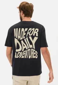 Herren Camel Active T-Shirts & Polos^Kurzarm T-Shirt mit Print
