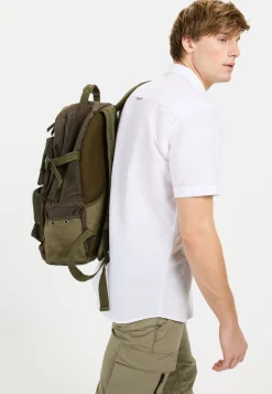 Herren Camel Active Hemden^Kurzarmhemd aus einem Baumwoll-Leinenmix