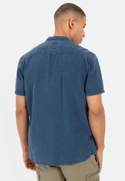 Herren Camel Active Hemden^Kurzarmhemd in Jeansoptik