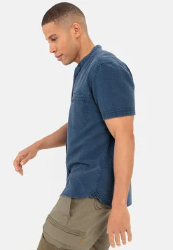 Herren Camel Active Hemden^Kurzarmhemd in Jeansoptik