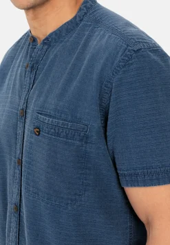 Herren Camel Active Hemden^Kurzarmhemd in Jeansoptik