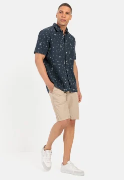 Herren Camel Active Hemden^Kurzarmhemd mit Allover-Print