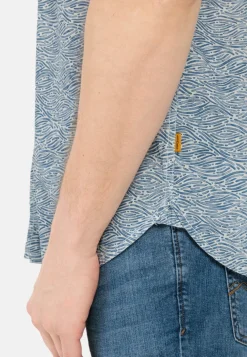 Herren Camel Active Hemden^Kurzarmhemd mit Allover-Print