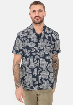 Herren Camel Active Hemden^Kurzarmhemd mit Allover-Print