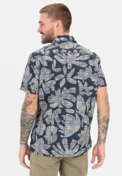 Herren Camel Active Hemden^Kurzarmhemd mit Allover-Print