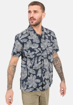 Herren Camel Active Hemden^Kurzarmhemd mit Allover-Print