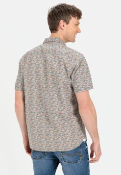 Herren Camel Active Hemden^Kurzarmhemd mit Allover-Print