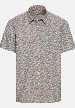 Herren Camel Active Hemden^Kurzarmhemd mit Allover-Print