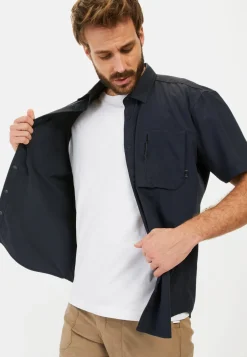 Herren Camel Active Hemden^Kurzarmhemd mit Cooling Effekt