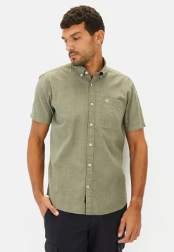 Herren Camel Active Hemden^Kurzarmhemd mit Strukturmuster