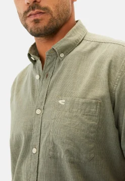 Herren Camel Active Hemden^Kurzarmhemd mit Strukturmuster
