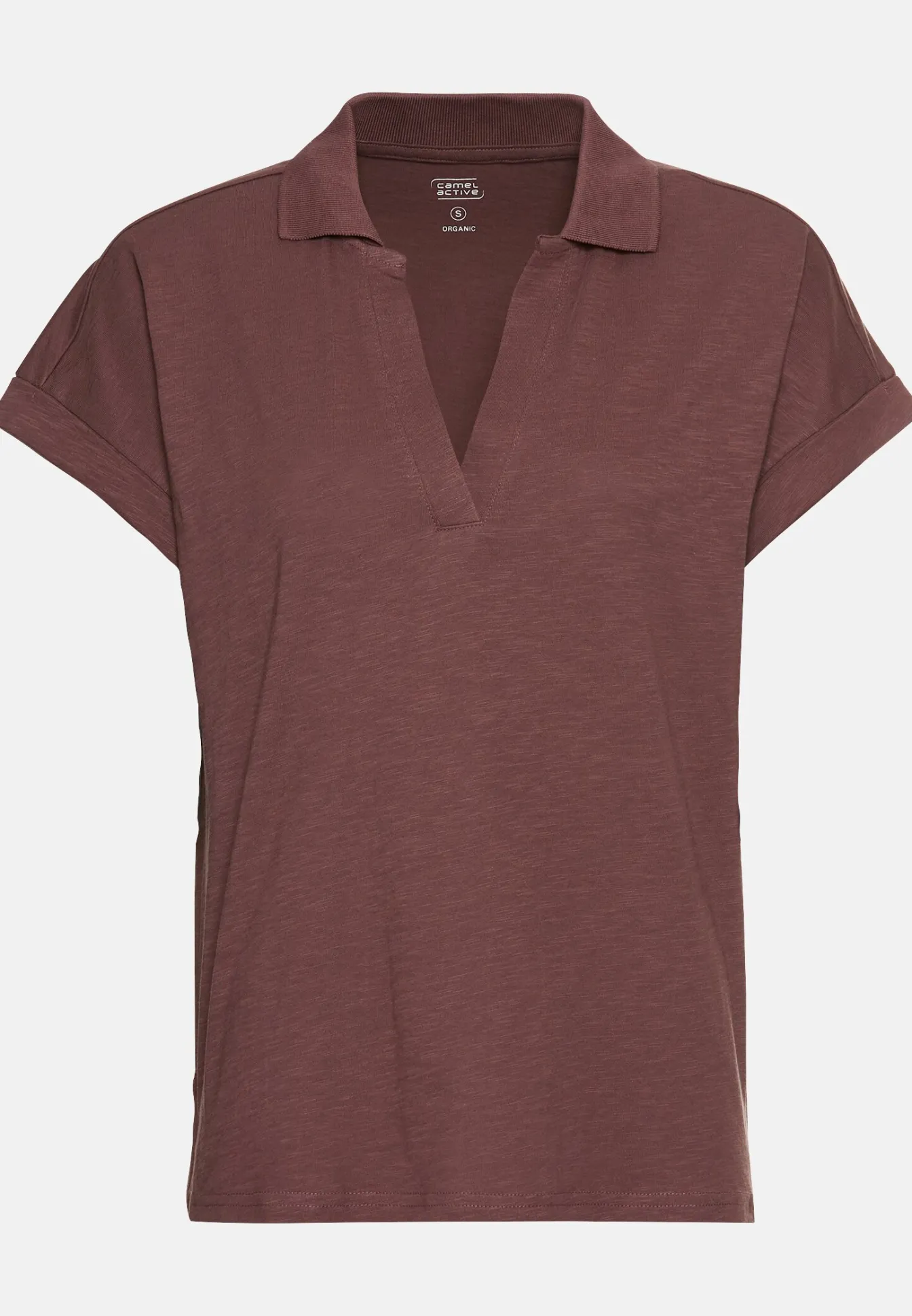 Damen Camel Active T-Shirts & Polos^Kurzarmshirt mit Polokragen