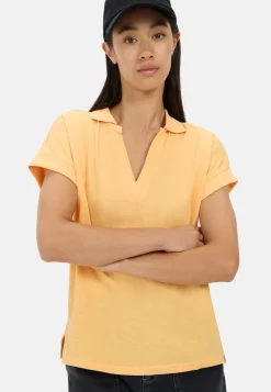 Damen Camel Active T-Shirts & Polos^Kurzarmshirt mit Polokragen