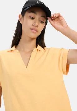 Damen Camel Active T-Shirts & Polos^Kurzarmshirt mit Polokragen