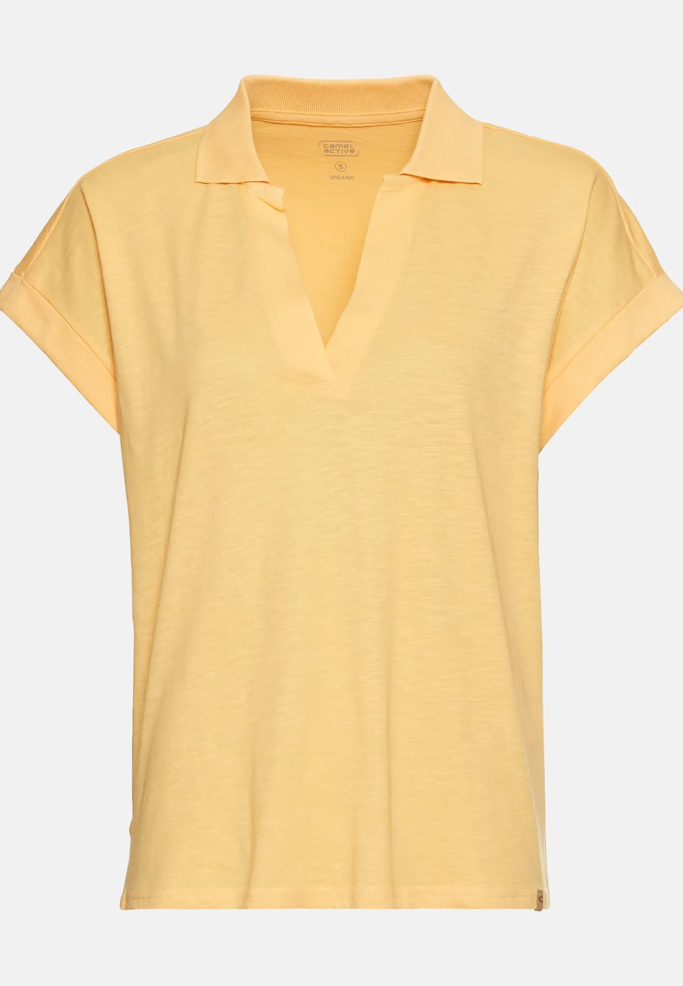 Damen Camel Active T-Shirts & Polos^Kurzarmshirt mit Polokragen