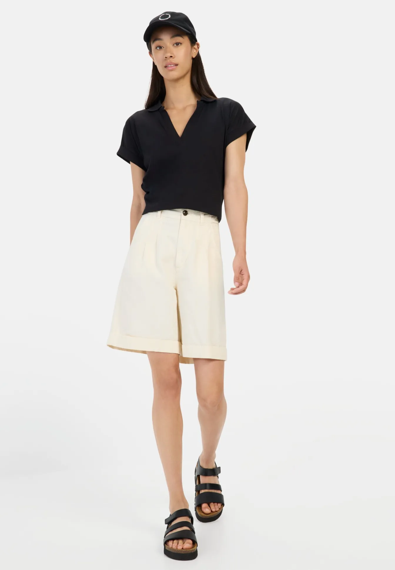 Damen Camel Active T-Shirts & Polos^Kurzarmshirt mit Polokragen