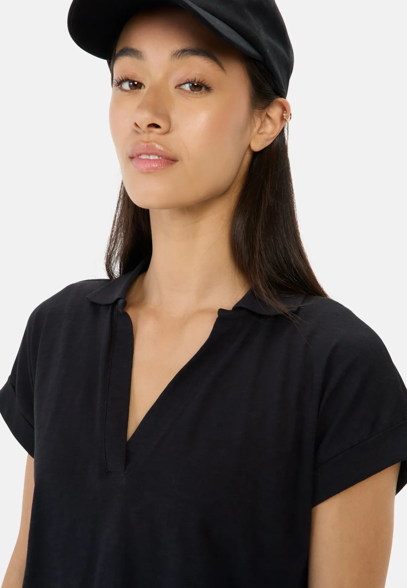 Damen Camel Active T-Shirts & Polos^Kurzarmshirt mit Polokragen