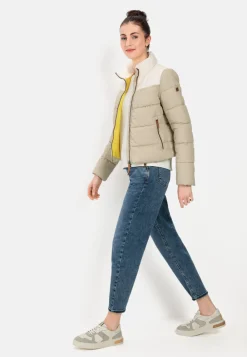 Damen Camel Active Jacken & Westen^Kurze Pufferjacke aus recyceltem Polyester